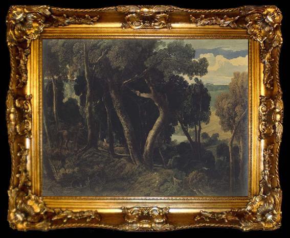 framed  William Turner of Oxford Wichwood Forest,Oxfordshire (mk47), ta009-2